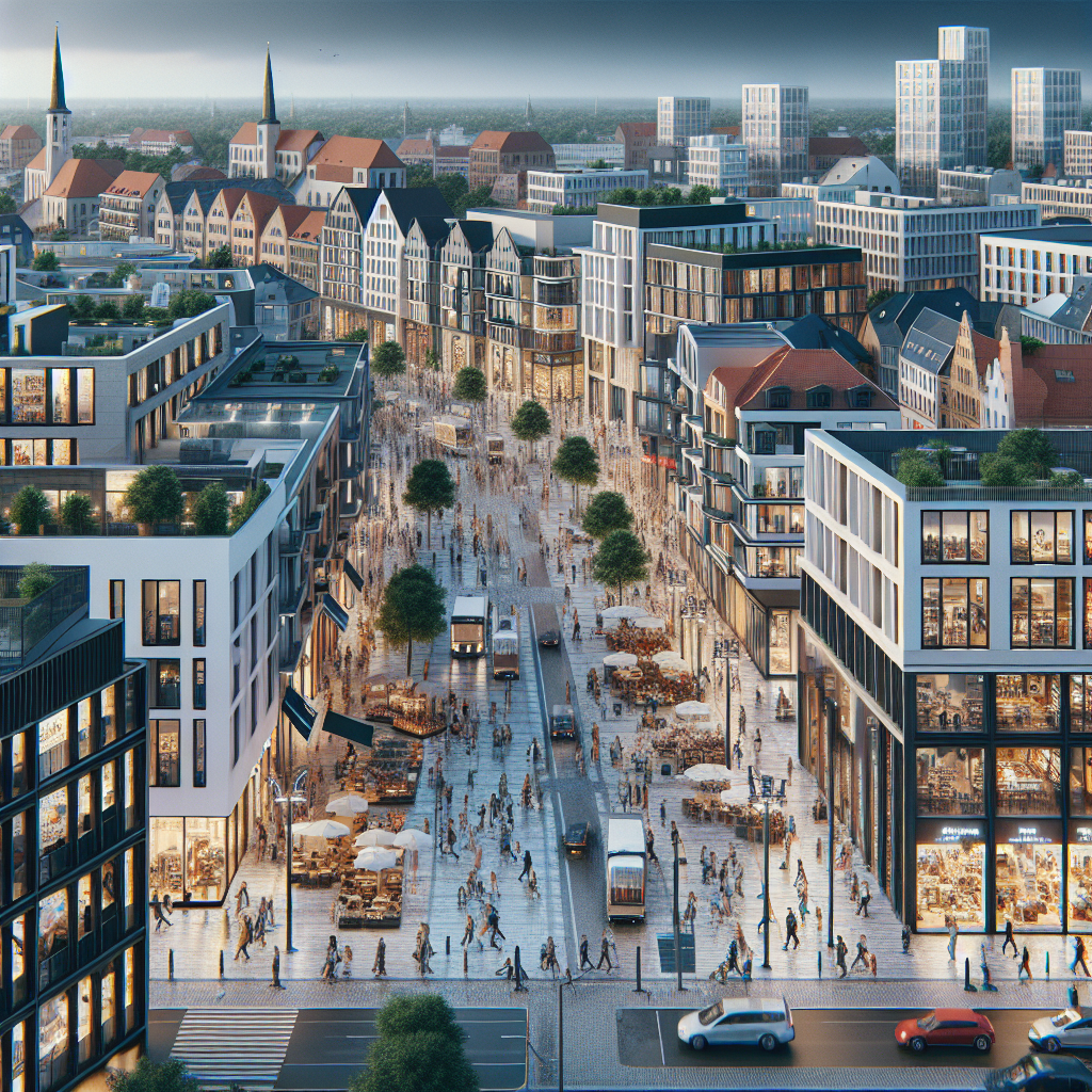 Einfluss von Einkaufsmöglichkeiten auf Immobilienpreise in Cottbus Mitte